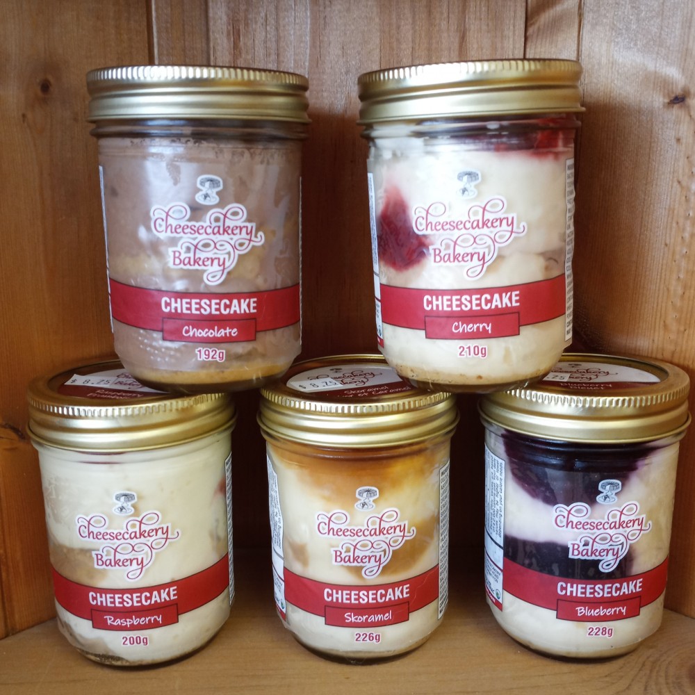 Cheesecake in a Jar - White Chocolate Raspberryy